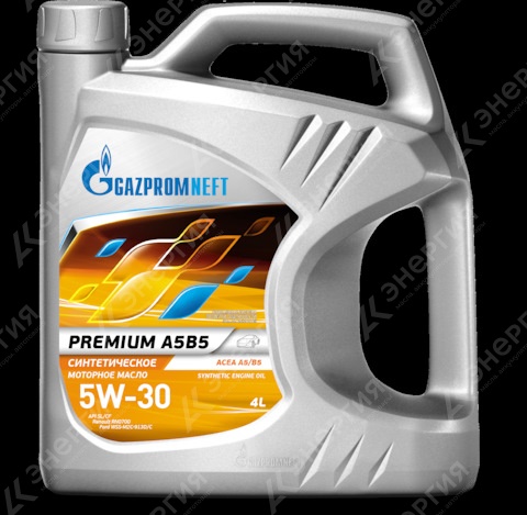 Изображение товара 1 5w30 Масло моторное Gazpromneft Premium A5B5 4л/3,41кг канистра