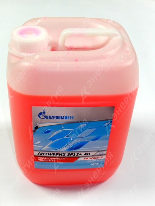 Изображение товара 1 Антифриз Gazpromneft SF12+ 40 красный 10кг канистра