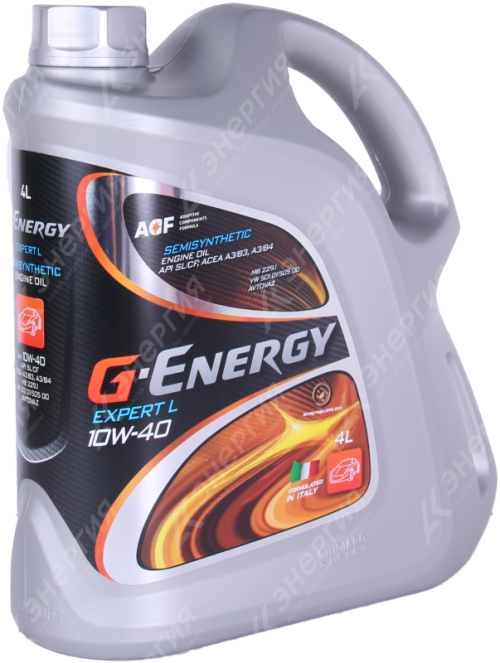 Изображение товара 1 Масло моторное G-Energy Expert L 10W40 4л Полусинтетическое