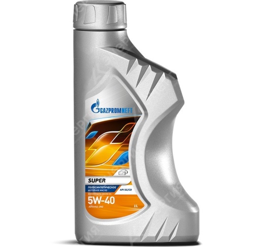 Изображение товара 1 Масло моторное 5W40 Gazpromneft Super 1л канистра