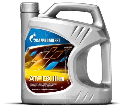 Изображение товара 1 Масло трансмиссионное Gazpromneft ATF DX III 4л/3,424кг канистра