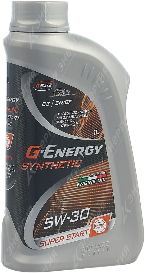 Изображение товара 1 5w30 Масло моторное G-Energy Synth Super Start 1л/0,849кг канистра