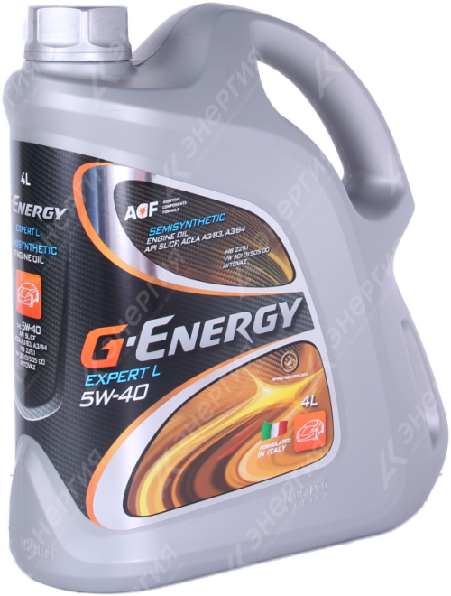 Изображение товара 1 5w40 Масло моторное G-Energy Expert L 4л/3,432кг канистра