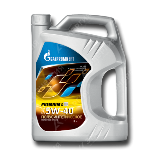 Изображение товара 1 5w40 Масло моторное Gazpromneft Premium L 4л/3,37кг канистра
