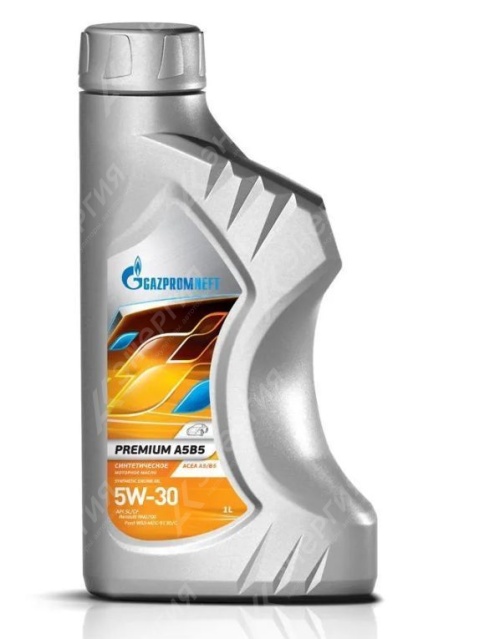 Изображение товара 1 5w30 Масло моторное Gazpromneft Premium A5B5 1л/0,852кг канистра