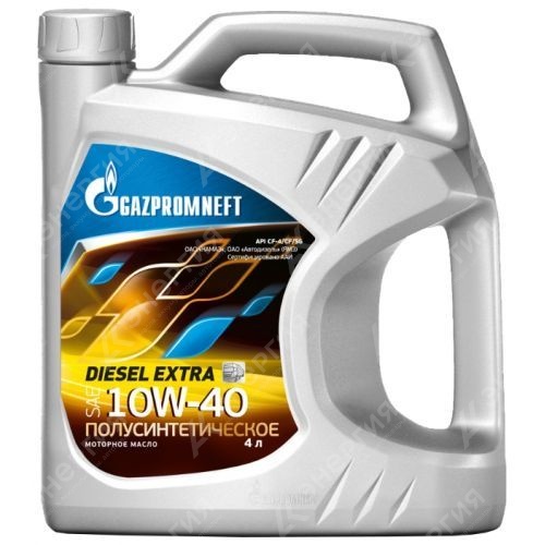 Изображение товара 1 10w40 Масло моторное Gazpromneft Diesel Extra 4л/3,502кг канистра