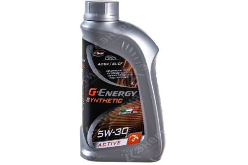 Изображение товара 1 5w30 Масло моторное G-Energy Synthetic Active 1л/0,854кг канистра