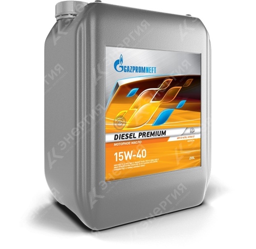 Изображение товара 1 15w40 Масло моторное Gazpromneft Diesel Premium 20л/18,05кг канистра